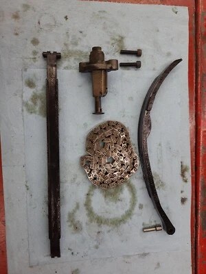 Yamaha TDM 850 TDM850 1992 TWIN guías de cadena de distribución y tensor  Foto 1 de 4