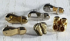 Vintage Lot of Scatter Lapel Pins Shoes Footprints Shoe Soles Some signed AVON  - Picture 1 of 2