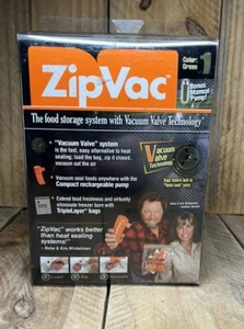 ZipVac Outdoorsman Kit - Portable Food Storage System - Rechargeable Resealable - Picture 1 of 5