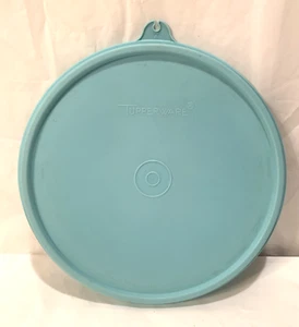 Tapa de contenedor de almacenamiento de repuesto turquesa vintage Tupperware 6 3/4" solo #228 - Imagen 1 de 3