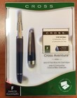 Cross Aventura Starry Blue Fountain Pen "M" Nib Plus 6 Free Blue Ink Cartridges 