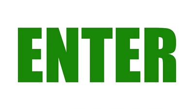 Enter Sticker - Entrance Door Decals - Image 1 of 3