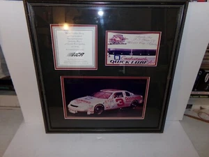 Dale Eanhardt Goodwrench & Quick Lube Plus -at Charlotte Speedway FREE SHIP - Picture 1 of 7