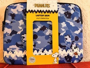 Peanuts New 2024 Snoopy Blue Camo Joe Cool 13" Laptop Skin  - Afbeelding 1 van 4