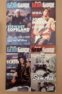 Sam Ash Gear Guide Magazine and Catalog Lot of 4 Issues from 2007 & 2008 - Picture 1 of 5