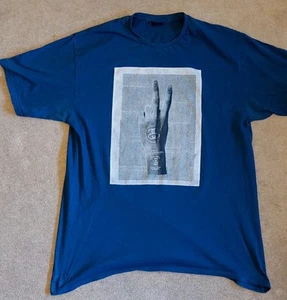 Rare Stüssy “International Tribe” XL Tee – Photoreal Graphic – Blue – Vintage - Picture 1 of 6
