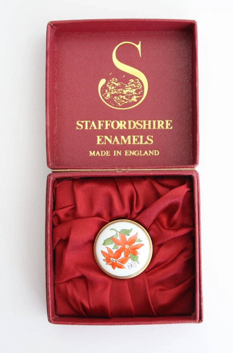 Staffordshire Enamels in Collectable Pill & Trinket Boxes for sale