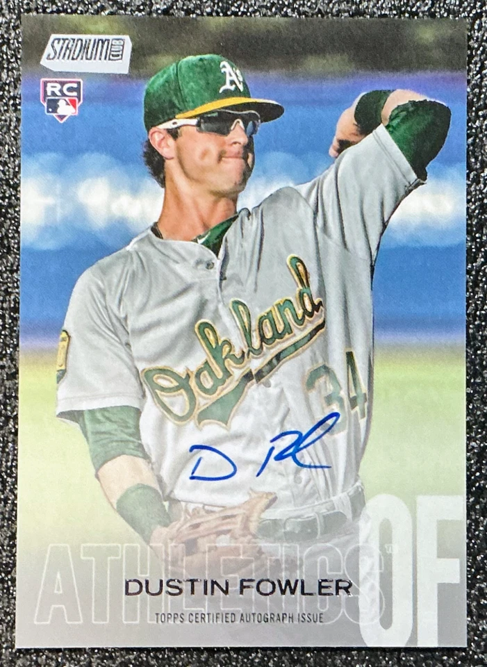 Dustin Fowler 2018 Topps Stadium Club #SCA-DF Stadium Club Autograph (RC, AU) - Image 1 of 2