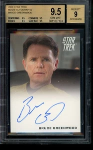 Autógrafo de la película Star Trek 2009 Bruce Greenwood Pike Limited automático BGS 9,5  - Imagen 1 de 2