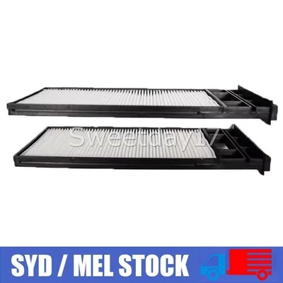 2X Cabin Air Filter fit Nissan Patrol GU Y61 4Cyl 6Cyl 1997-2017 Premium-Quality - image 1 of 4