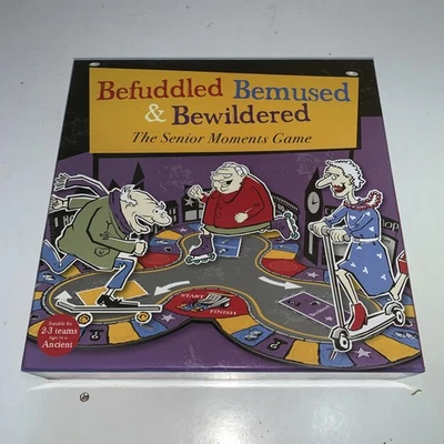 Befuddled, Bemused & Bewildered Board Game Senior Moments by Past Times - (14+) - Image 1 of 4