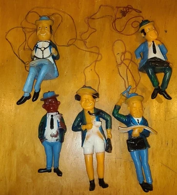 Lote de 5 jigglers aceitosos vintage Wiggle Waggles viajeros gente extraña años 60 Foto 1 de 4