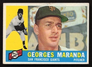 1960 Topps #479 Georges Maranda (VG) - Picture 1 of 2