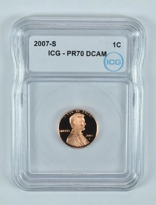 2007-S Lincoln Memorial Cent PR70 DCAM ICG *2801 - Image 1 of 4