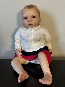Studio-Puppe Baby MÄDCHEN Reborn Ylvie von Sabine Altenkirch 20 Zoll - Bild 1 von 15