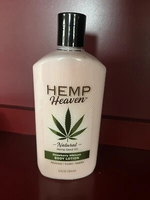 Hemp Heaven Organic Hemp Seed Oil Body Lotion (12 Ounces) - Strawberry Hibiscus - Image 1 of 2