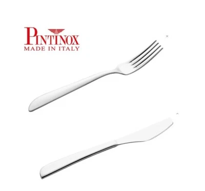 6 PEZZI FORCHETTA E/O COLTELLO PIZZA CATERI' PINTI INOX 18/10 PIZZERIA 7 2022