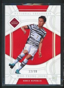 2022 WOO YEONG JEONG 22/99 PANINI NATIONAL TREASURES FIFA ROAD TO WORLD CUP RC