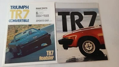 1979 Triumph TR7 Car Sales Brochure / Road & Track Reviews Mag Foto 1 de 4