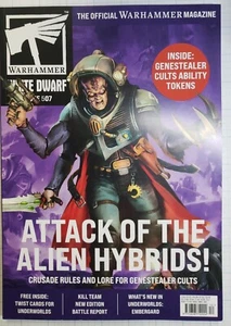 Warhammer White Dwarf 507 Genestealer Cult Chalnath KIll Team Old World USED - Picture 1 of 8