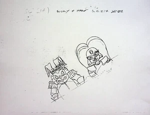 Bucky O'Hare and the Toad Wars TV Series 1991 Production COPY MODEL SHEET Marvel - Picture 1 of 2