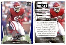 2023 LEAF DRAFT PICK FOOTBALL "BLUE" - YOU PICK #1 - #100 * FREE SHIP *
