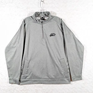 Under Armour Jacket Mens Large Gray Sweatshirt 1/4 Zip Pullover Detroit Gun Club - Picture 1 of 12