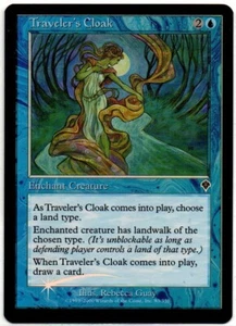 Magic Invasion 2000: #83/350 Traveler's Cloak Common Foil TCG Card, sin jugar - Imagen 1 de 1