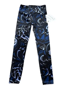 NUEVO CON ETIQUETAS Athleta Para Mujer Terciopelo Elation Apretado Talla Pequeña Color Ágata Paisley Negro - Imagen 1 de 8
