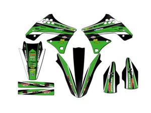 2009-2012 KX 250F VIGOR Green Senge Graphics Kit Compatible with Kawasaki - Foto 1 di 4