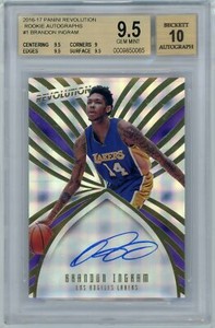 2016/17 Panini Revolution Rookie Autographs #1 Brandon Ingram BGS 9.5