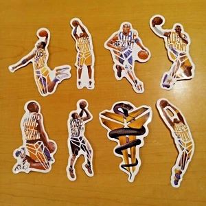 Los Angeles Lakers Star Kobe Bryant/ Mamba Logo Decals Vinyl Stickers Wall Decor - Picture 1 of 6