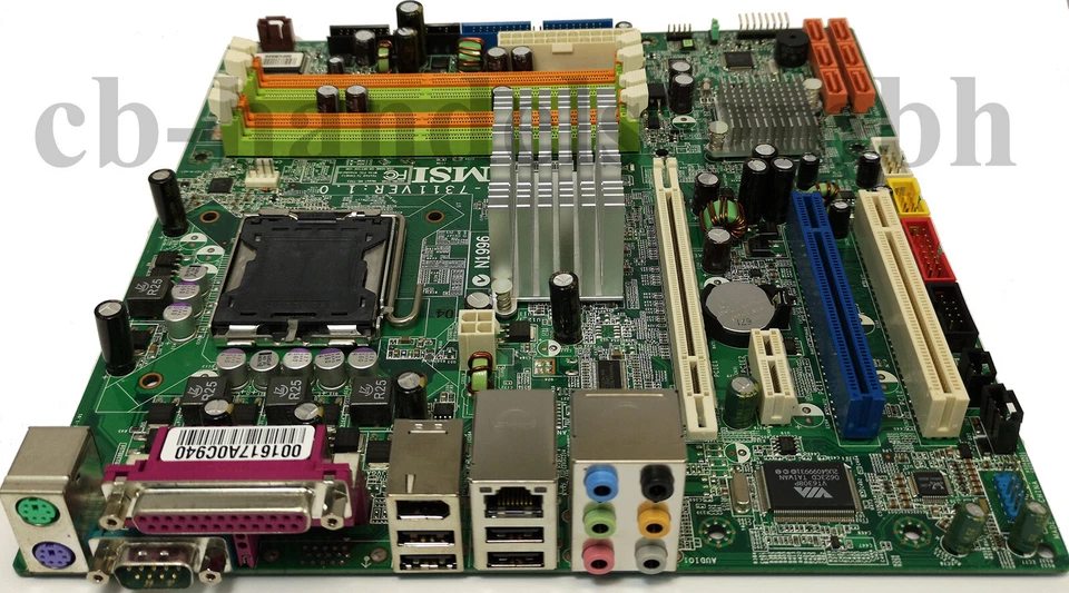 MEDION MSI MS 7311 INTEL P965 FSB 1066 IEEE PCIe INTEL SOCKEL 775 4x DDR2 mATX  - Bild 1 von 1