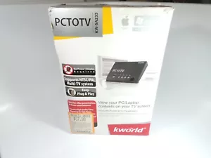 PCtoTV projecter - present from PC, laptop or Mac onto TV (no hdmi port needed) - Picture 1 of 2