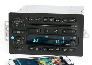 UNLOCKED GMC Chevy Truck 03-05 Radio AM FM 6 Disc CD w Bluetooth Music 15196055 - Bild 1 von 7