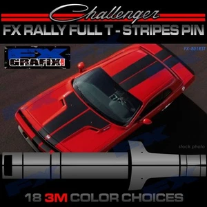 Dodge Challenger Factory Style T-Stripe Rally Kit Top Quality Stripes 08-14 - Picture 1 of 9