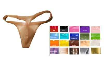 Latex Herren Tanga G String sexy XS-XXXL handgefertigt NEUWARE - Bild 1 von 4