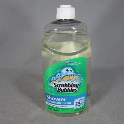 Scrubbing Bubbles Automatic Shower Cleaner Refill Fresh Clean Scent 34 oz - Image 1 of 3