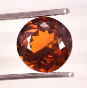 11.30 Ct Natural Dark Orange Hessonite Garnet Certified AAA Loose Gemstone - Picture 1 of 6