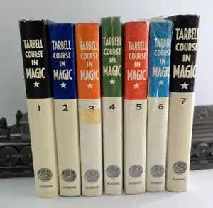 Tarbell Corso in Magia Vol 1-7 Libri Monete Carte-Chiudi-Stage Trucco Illusione - Foto 1 di 15