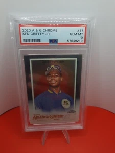 2020 Topps Chrome A & G Chrome Ken Griffey JR. #17 PSA 10 POP 2 - Picture 1 of 10