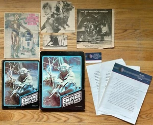 1980 Star Wars ESB Spiral Notebook & Folder w/ Fan Club Papers - Picture 1 of 14