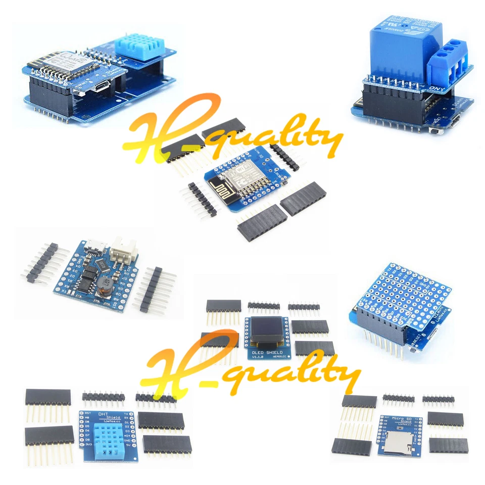 WeMos D1 Mini NodeMcu 0.66" OLED Shield Battery Shield For Arduino - Image 1 of 4