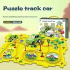 DIY Assembling Electric Trolley,Children's Educational Track Car Puzzle Plღ M3E6