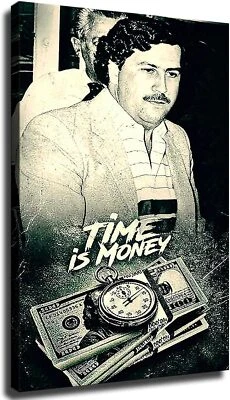 Pablo Escobar Quotes Poster Mugshot El Patron Kingpin Cartel Narco Posters