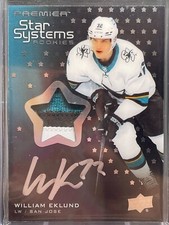 2021-22 Upper Deck Premier William Eklund Star Systems RPA /149