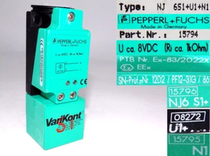 Pepperl+Fuchs NJ 6S1+U1+N1 Sensore induttivo 15-3 #6731 - Foto 1 di 1