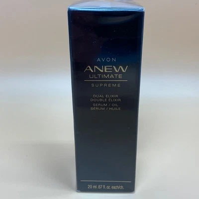 Avon Anew Ultimate Supreme Dual Elixir Serum Oil 20 mL 0.67 Oz Brand New Sealed - Image 1 of 4