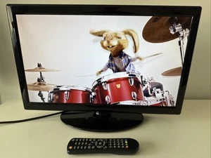 Kenmark 22LVD46D 22” HD LED TV DVD Combi Plus Remote Controller Black - Picture 1 of 8
