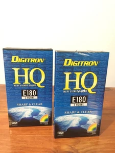 blank vhs video cassette tapes blank E-80 3 hours digitron HQ - Bild 1 von 5